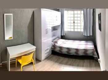 Roomgo BR - Quartos individuais em casa Mista, ao lado do Bar Veloso (650 metros do metrô Ana Rosa), Vila Mariana - R$ 1.100 Por mês