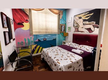 Roomgo BR - Quarto em área nobre e central, Curitiba - R$ 2.500 Por mês