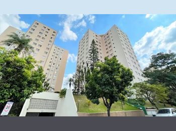 Roomgo BR - Excelente apartamento mobiliado com 3 dormitórios – 75m², Santo Amaro - R$ 1.300 Por mês