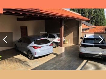 Roomgo BR - Quarto em casa grande e bem localizada, Campinas - R$ 1.400 Por mês