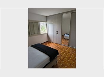 Roomgo BR - Suite Mobiliada a 700m estação metro vila Madalena, Perdizes - R$ 2.000 Por mês