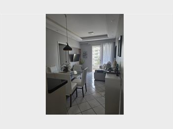 Roomgo BR - Quarto Individual Feminino c/ Banheiro Próximo UFSC e UDESC – Ambiente Familiar, Florianópolis - R$ 1.300 Por mês