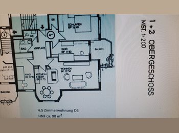 Roomgo CH - Ich vermiete zwei private Zimmer zur Untermiete in meiner geräumigen 4.5-Zimmer-Wohnung, Zürich - 1 500 CHF / Mois