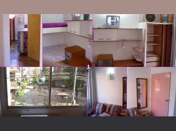CompartoDepto CL - 4 piezas amobladas singles/dobles barrio parque bustamante metro baquedano providencia, Santiago Centro - CH$250.000 por mes