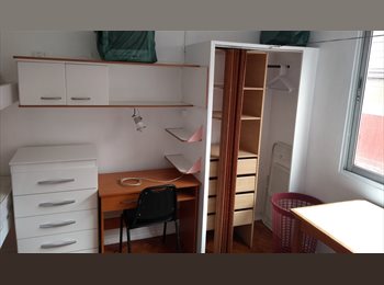 CompartoDepto CL - Pieza individual barrio parque bustamante metro baquedano providencia, Santiago Centro - CH$260.000 por mes