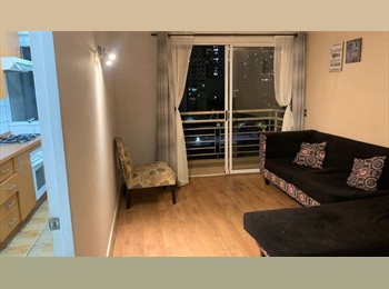 CompartoDepto CL - Spacious and comfortable apartment with two bedrooms and two bathrooms, Santiago Centro - CH$350.000 por mes