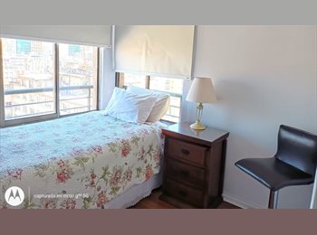 CompartoDepto CL - Arriendo pieza con baño privado cocina compartida sólo a MUJERES, Santiago Centro - CH$290.000 por mes