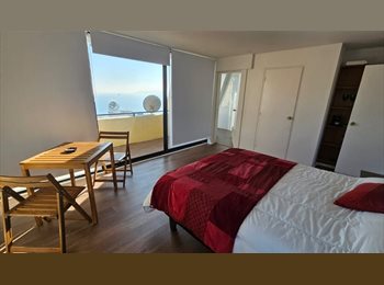 CompartoDepto CL - Habitación Increíble Vista al Mar en Cerro Recreo, Viña del Mar - CH$415.000 por mes