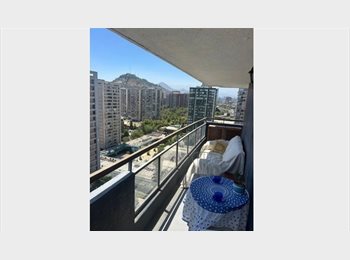 CompartoDepto CL - Sólo por marzo, pieza cerca metro UC, amueblada, con gran ventana y vista a la cordillera, Santiago Centro - CH$250.000 por mes
