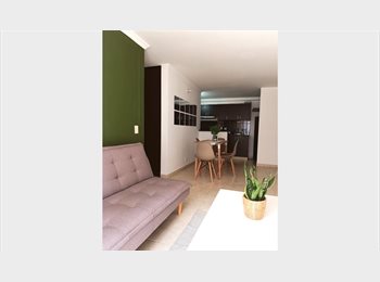 CompartoApto CO - Cómoda habitación amoblada en Ciudad del Río, Medellín - COP$ 1.350.000 por mes