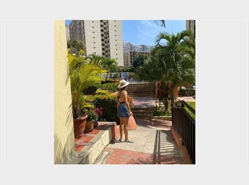 CompartoApto CO - Comparto apartamento. Con balcón privado y vistas al centro comercial Miramar., Barranquilla - COP$ 800.000 por mes