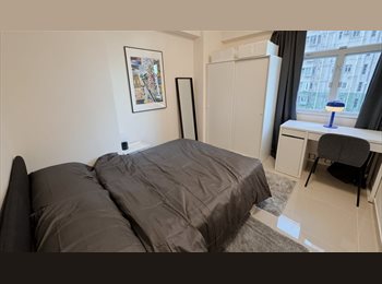 Roomgo HK - Spacious Room with a City View, Plenty of Sunlight, Sheung Wan - HKD11,900 pcm