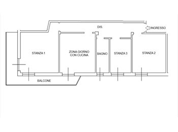 Roomgo IT - 3 singole Zona Ponte nuovo, Sesto San Giovanni - 500 € al mese