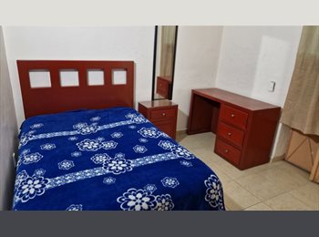 Roomgo MX - Habitacion Amueblada para Mujeres, Guadalajara - MX$3,700 por mes