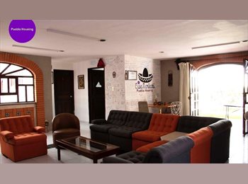 Roomgo MX - Habitación privada cerca de BUAP CU, Puebla - MX$5,000 por mes