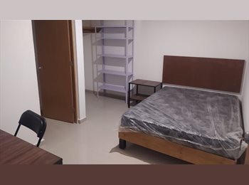 Roomgo MX - ¡Amueblado con baño propio! Cerca de Plaza Crystal, Trozmer y UVP!, Puebla - MX$4,900 por mes