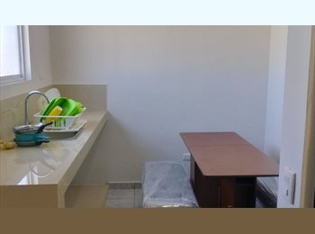 Roomgo MX - Amplio espacio departamento estudio, Ciudad Apodaca - MX$8,000 por mes