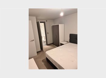 Roomgo UK - Beautiful Furnished Ensuite Room Available – Modern 2-Bed Apartment in Jewellery Quarter (B1), Jewellery Quarter - £650 pcm