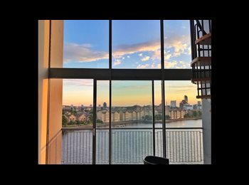 Roomgo UK - WFH-friendly | Canary Wharf | HUGE | Private bath, Isle of Dogs - £1,850 pcm