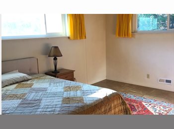 Roomgo US - Large (18x12 feet) Sunny Bedroom with private Bath in San Mateo, Belmont - $1,750 pm