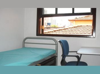 Roomgo BR - alugo Quarto ou suíte a 1 minuto do Metrô - Linha azul, Santana - R$ 1.150 Por mês