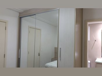 Roomgo BR - Suíte Prédio com Piscina Aquecida Academia Sauna Chuveiro a Gás Churrasqueira, Osasco - R$ 1.500 Por mês