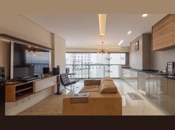 Roomgo BR - APTO MOBILIADO EM PRÉDIO DE ALTO PADRÃO, Perdizes - R$ 2.880 Por mês