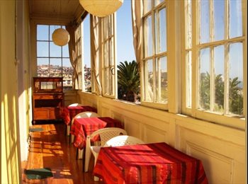 CompartoDepto CL - Habitaciones en Cerro Alegre, Valparaíso - CH$210.000 por mes