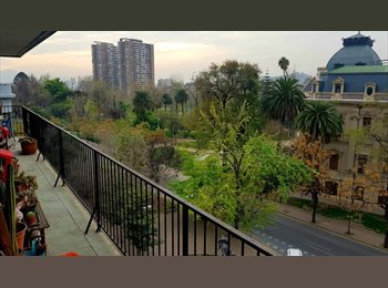 CompartoDepto CL - Genial depto con gran vista al parque en bellas artes., Santiago Centro - CH$350.000 por mes
