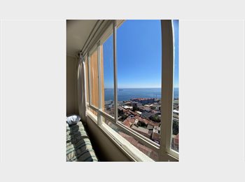 CompartoDepto CL - Arriendo pieza amoblada con vista a la toda la bahia, Valparaíso - CH$280.000 por mes