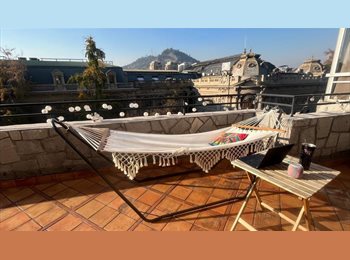 CompartoDepto CL - Arriendo temporal – Penthouse amoblado | Barrio Bellas Artes, Santiago Centro - CH$980.000 por mes