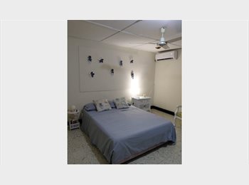 CompartoApto CO - COMODA HABITACION AMOBLADA CON AIRE ACONDICIONADO Y SERVICIOS, Cartagena - COP$ 1.500.000 por mes