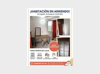 CompartoApto CO - habitación en unidad central de Envigado, Envigado - COP$ 800.000 por mes