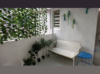 Roomgo HK - No agent fee. New shared apartment with Duplex bedrooms and private platform garden in SSP district, Lai Chi Kok - HKD4,500 pcm