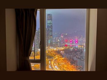 Roomgo HK - Flat Share - Luxury Building w/ Sea View, Pool, Near Central, Tai Kok Tsui - HKD8,000 pcm