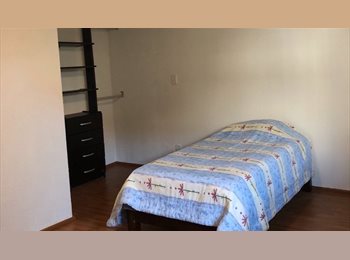 Roomgo MX - Linda habitación para MUJER cerca de Six flags, Tlalpan - MX$3,300 por mes
