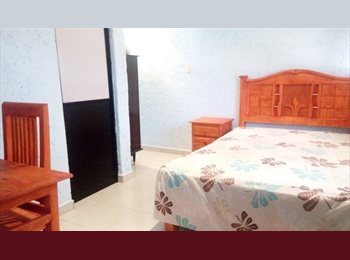 Roomgo MX - Habitacion amueblada en Renta solo mujeres, excelente ubicación!, Salamanca - MX$3,000 por mes