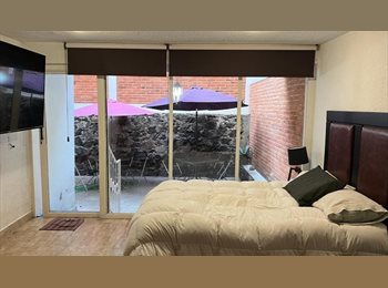 Roomgo MX - DEPA con oficina todo incluido Coyoacán, Coyoacán - MX$11,000 por mes