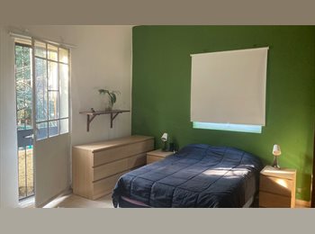 Roomgo MX - Se renta habitación amueblada en departamento equipado con terraza y estudio, Cuauhtémoc - MX$7,800 por mes