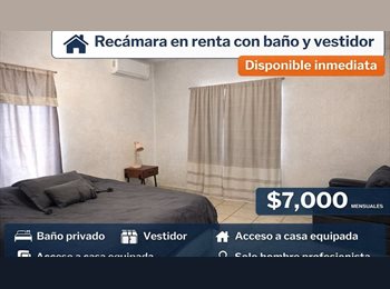 Roomgo MX - Cuato amueblado, Saltillo - MX$7,000 por mes