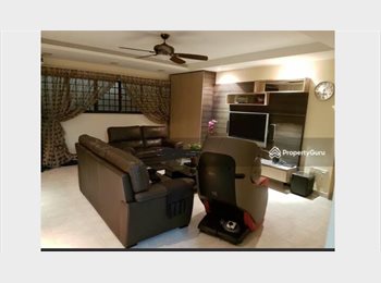 Roomgo SG - Fully furnished Master Bedroom- walking distance to Tampines West MRT, Simei - $1,300 pm
