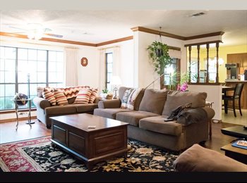 Roomgo US - BDR and adjacent Suite Near Airport and Woodlands  All Bills Paid, Spring - $1,099 pm