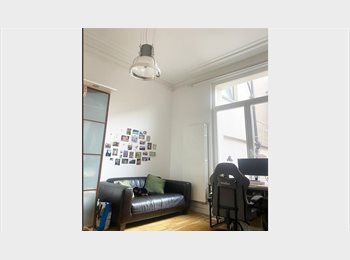 Appartager BE - SAINT-GILLES/ BEAUTIFUL ROOM WITH PRIVATE BATHROOM  IN FULLY RENOVATED CO-HOUSING. AVAILABLE 01/07/2, Saint Gilles Sint Gillis - 850 € pm