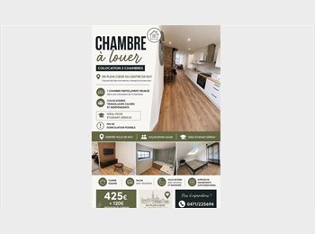 Appartager BE - Chambres à louer, Huy - 425 € pm