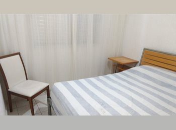 Roomgo BR - Aluguel Quarto Mobiliado/Zona Sul/São Paulo/Santander/Casa3/IBC/Durr/Expo Center/Autódromo Interlago, Santo Amaro - R$ 1.350 Por mês