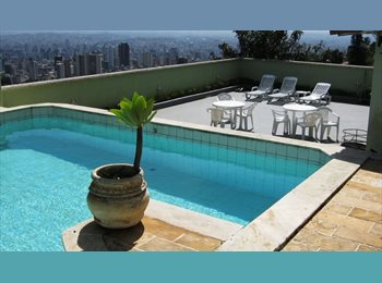 Roomgo BR - Quarto Individual Mangabeiras Qt12, Belo Horizonte - R$ 1.700 Por mês