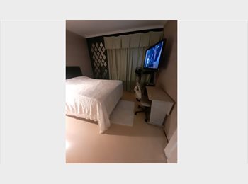 Roomgo BR - CAMA DE CASAL - AMBIENTE FAMILIAR, Saúde - R$ 2.500 Por mês