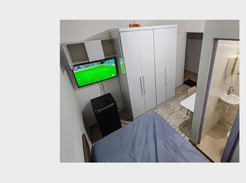 Roomgo BR - Suite a 50 metros do metrô jabaquara linha azul , Perto Sp Expo, Jabaquara - R$ 1.290 Por mês