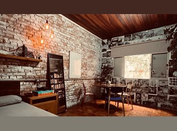 Roomgo BR - Quarto/Home Office mobiliado na Vila Mariana, Vila Mariana - R$ 2.000 Por mês