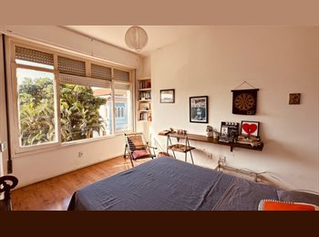 Roomgo BR - Quarto com Closet - Vista linda - Super bem decorado - Amplo, Glória - R$ 3.650 Por mês